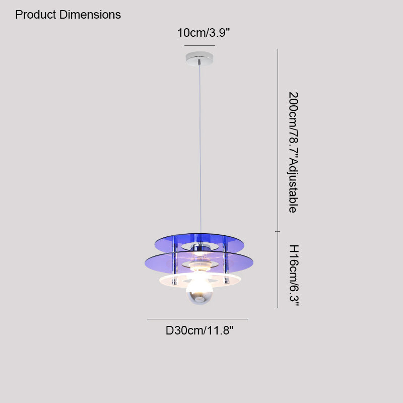 WOMO Suspension Petite Colorée Design-WM2098