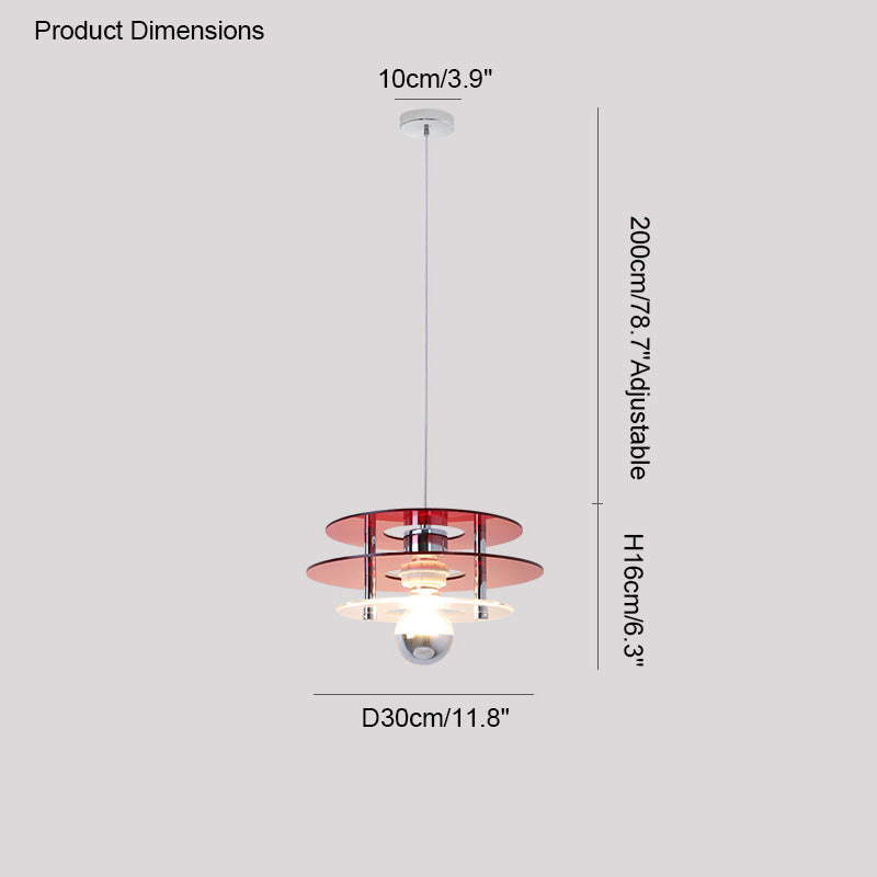 WOMO Suspension Petite Colorée Design-WM2098