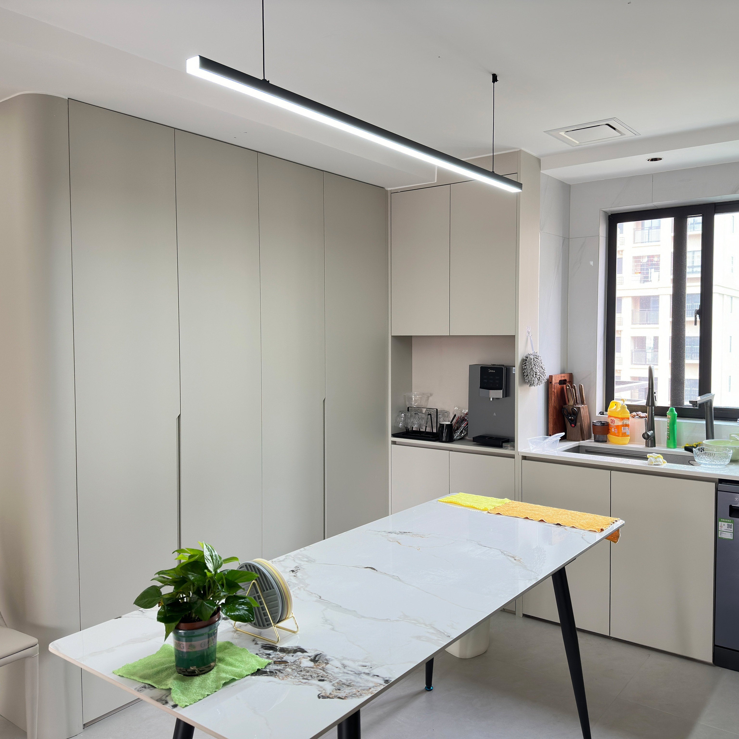 WOMO Suspension Lineaire Led Minimaliste- WM2011