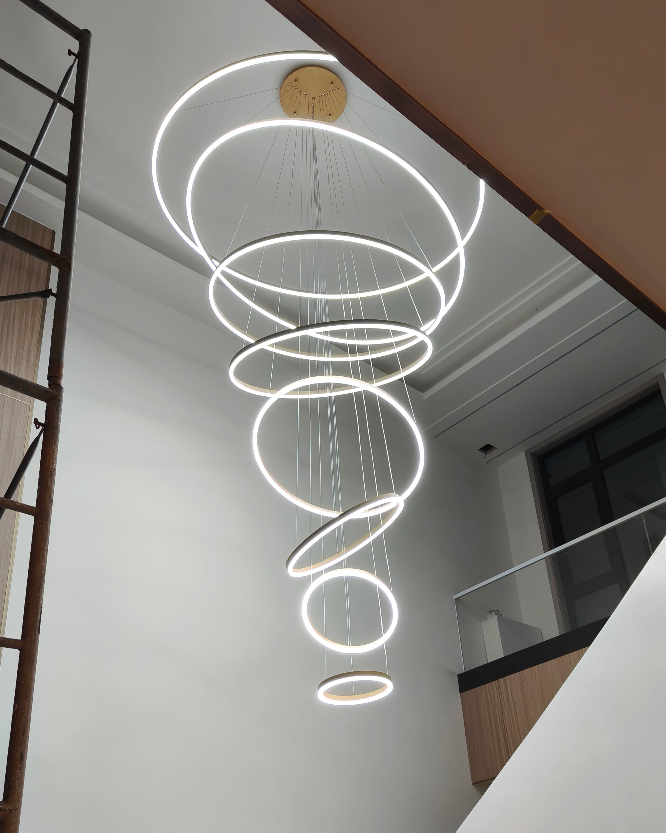WOMO Lustre Multiple Cercle Led Luxe-WM2159