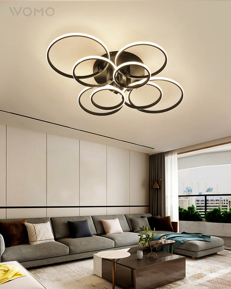 WOMO Plafonnier Cercle Moderne-WM1002