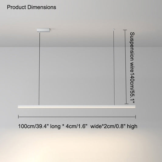 WOMO Minimalist Linear LED Pendant Light - WM2011