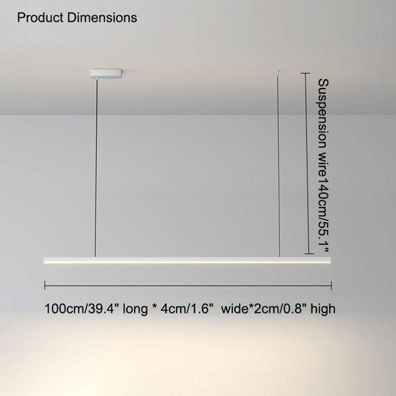 WOMO Suspension Lineaire Led Minimaliste- WM2011