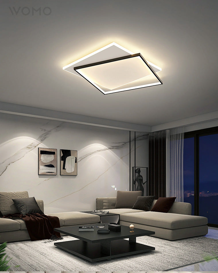 WOMO Plafonnier Led Rectangulaire Plat-WM1011
