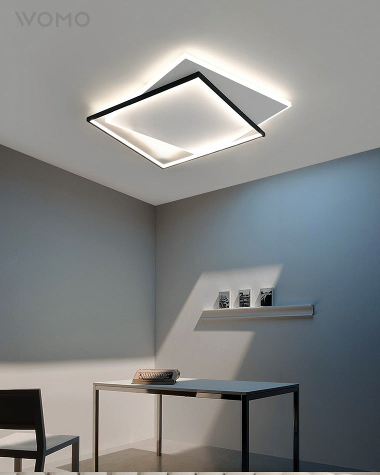 WOMO Plafonnier Led Rectangulaire Plat-WM1011