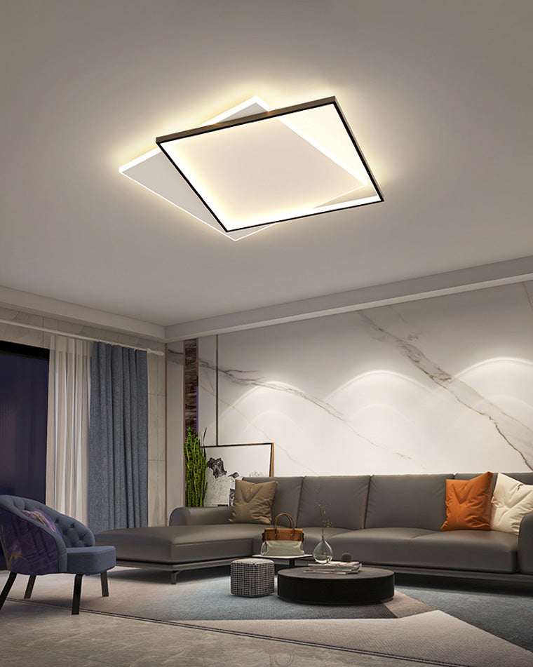WOMO Plafonnier Led Rectangulaire Plat-WM1011