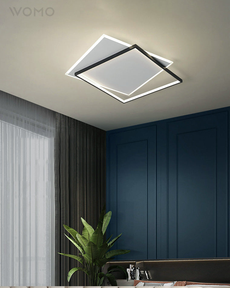 WOMO Plafonnier Led Rectangulaire Plat-WM1011