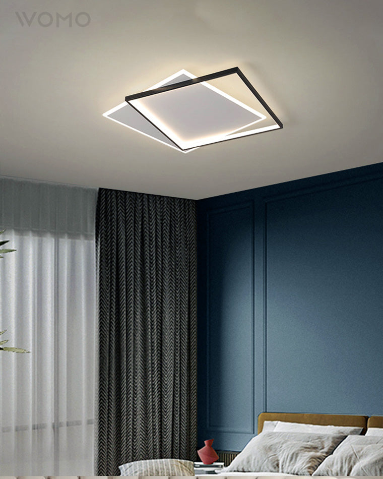 WOMO Plafonnier Led Rectangulaire Plat-WM1011