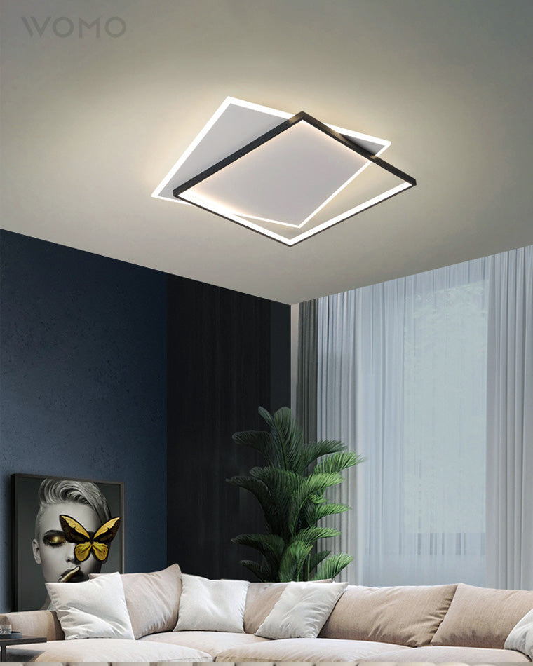 WOMO Plafonnier Led Rectangulaire Plat-WM1011