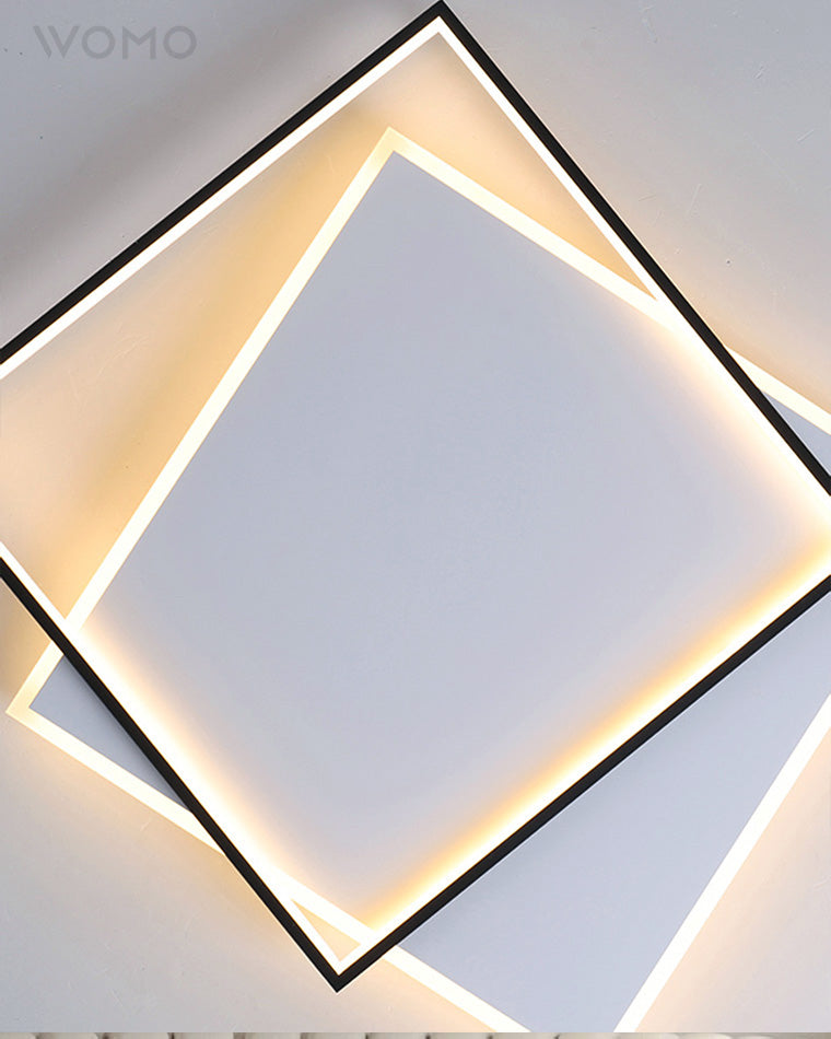 WOMO Plafonnier Led Rectangulaire Plat-WM1011