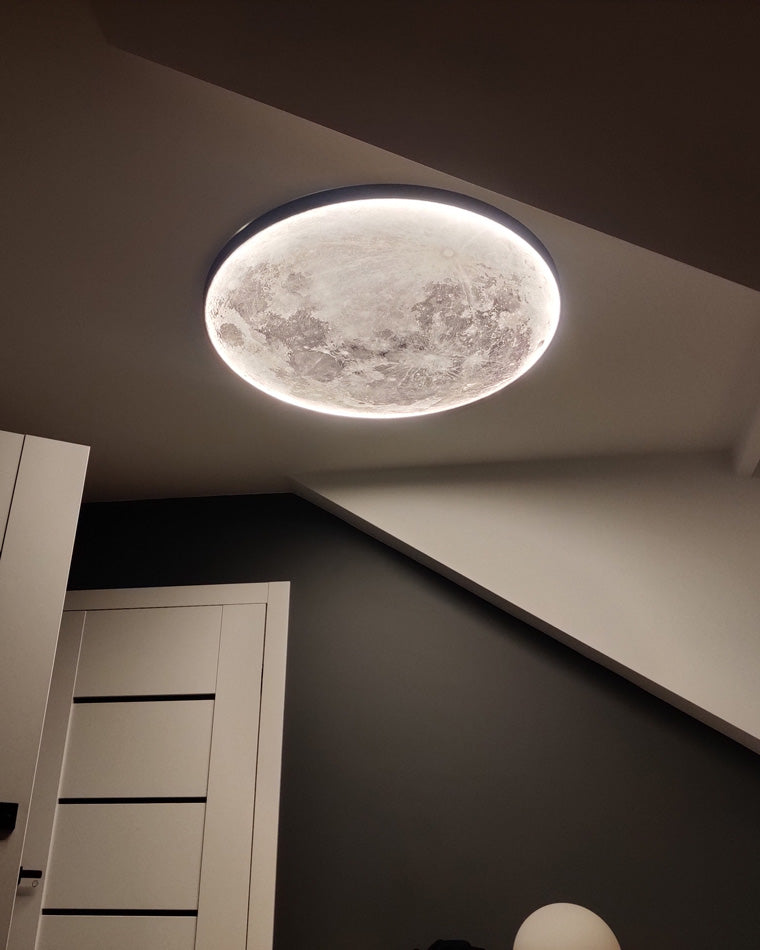WOMO Appliques Murale Rond Lune/Terre - WM6102