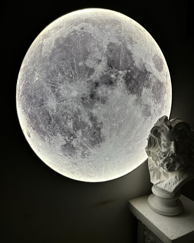 WOMO Appliques Murale Rond Lune/Terre - WM6102