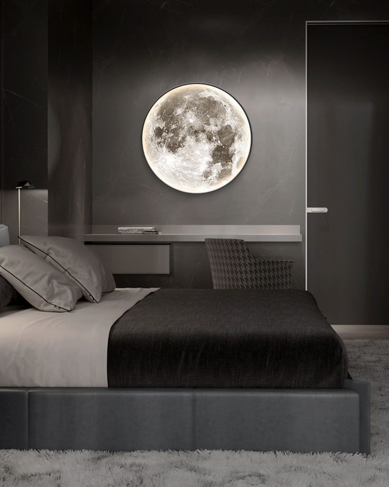 WOMO Appliques Murale Rond Lune/Terre - WM6102
