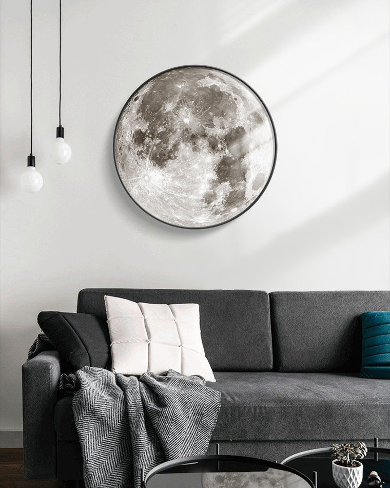 WOMO Appliques Murale Rond Lune/Terre - WM6102