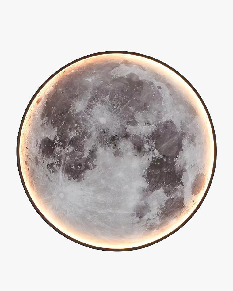 WOMO Appliques Murale Rond Lune/Terre - WM6102