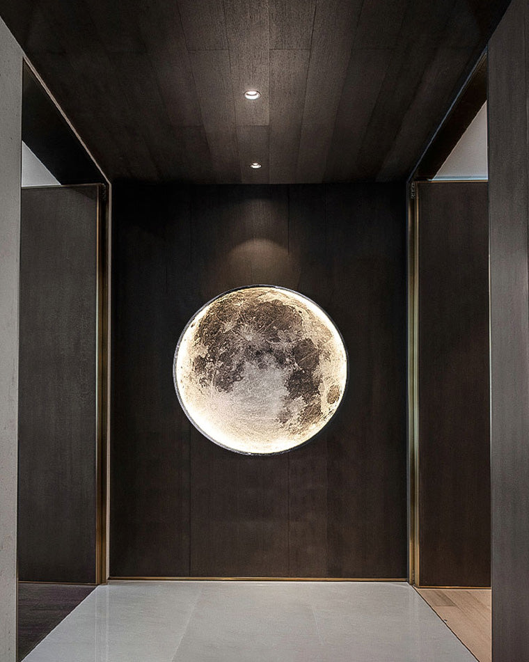 WOMO Appliques Murale Rond Lune/Terre - WM6102