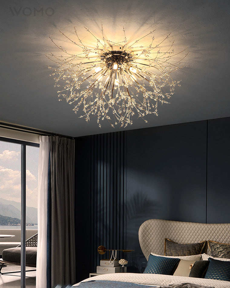 WOMO Plafonnier Cristal Moderne Chambre - WM1014