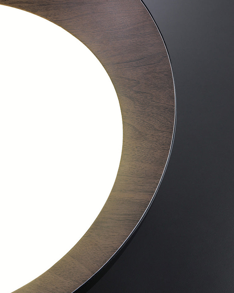 Plafonnier encastré asymétrique à grain de bois WOMO-WM1016