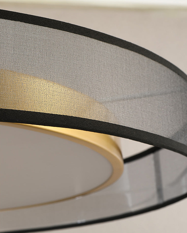 WOMO Plafonnier Rond Tissu - WM1033