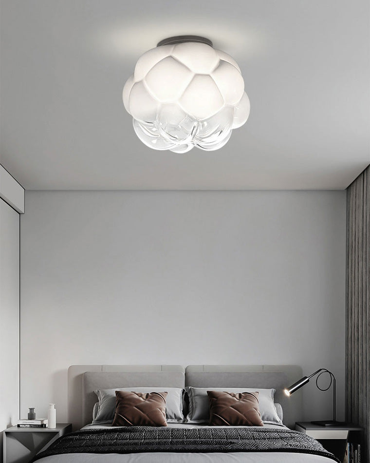 WOMO Plafonnier Nuage Boule Opaline - WM1036