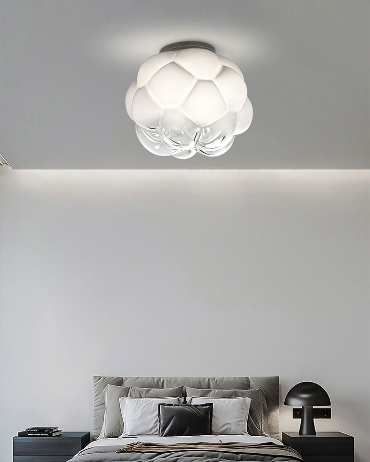 WOMO Plafonnier Nuage Boule Opaline - WM1036