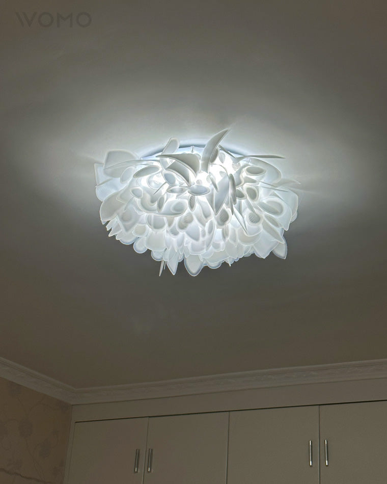 WOMO Plafonnier Fleur Blanche - WM1039