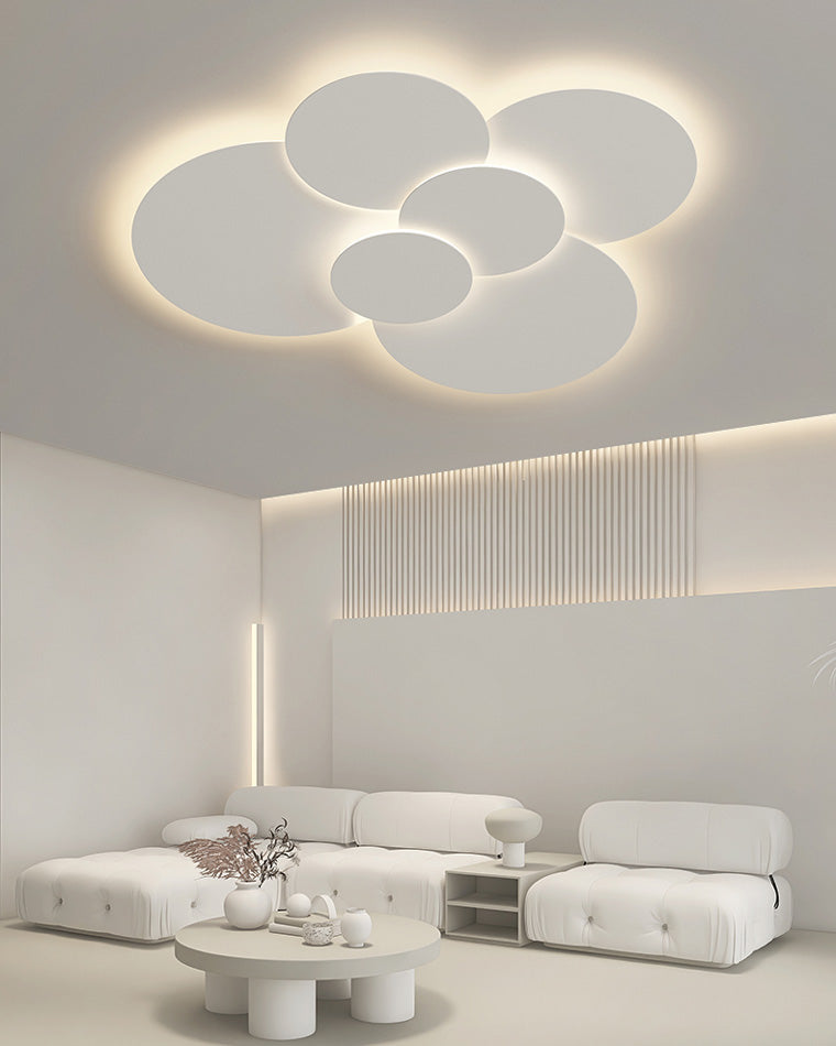 WOMO Plafonnier LED Plat Blanc- WM1085