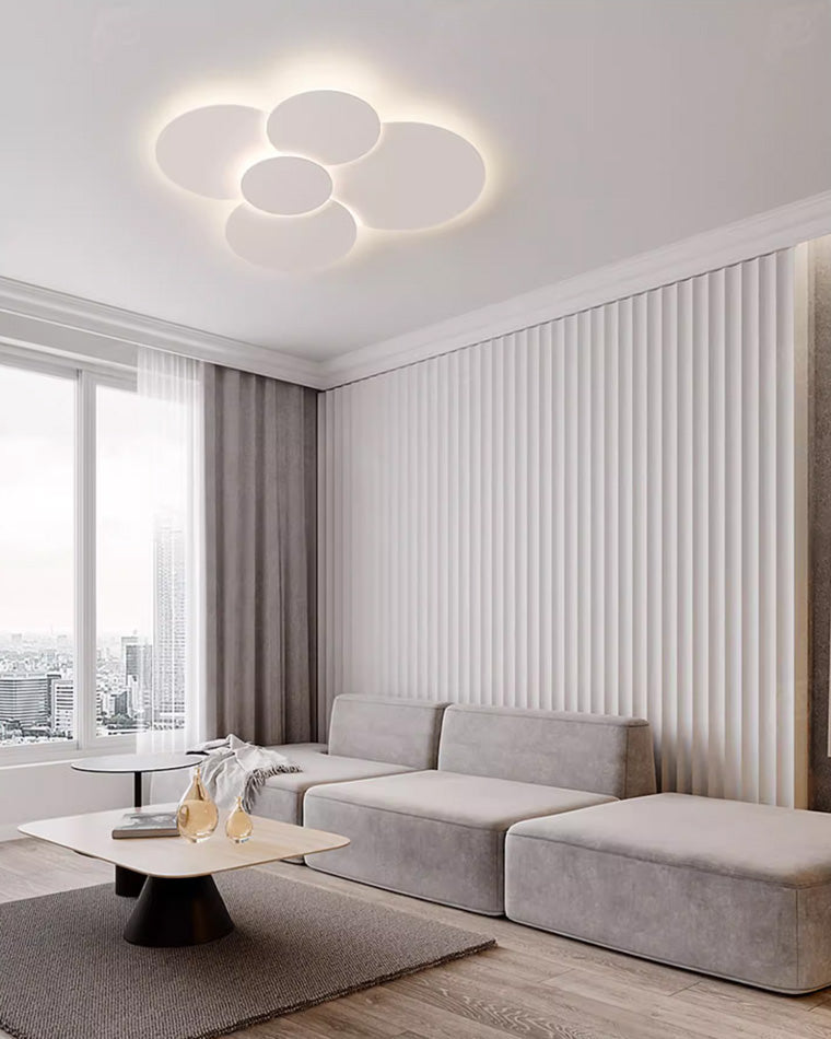 WOMO Plafonnier LED Plat Blanc- WM1085