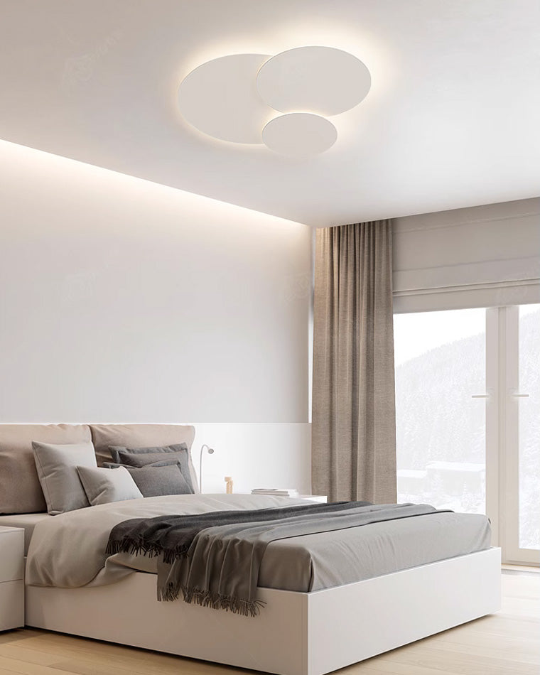 WOMO Plafonnier LED Plat Blanc- WM1085