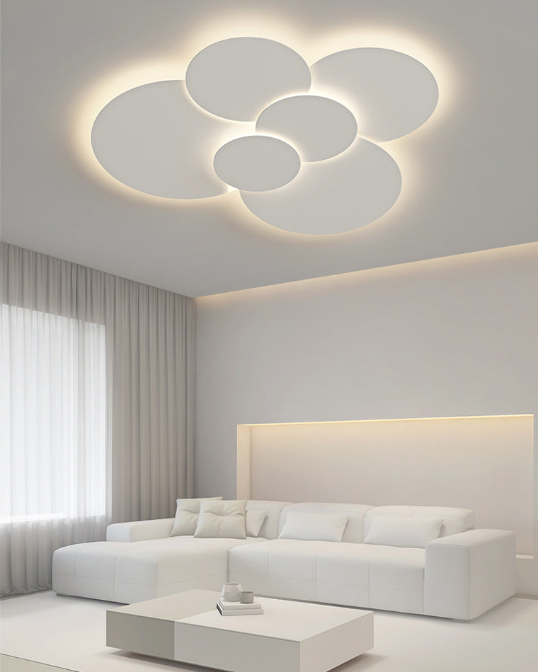 WOMO Plafonnier LED Plat Blanc- WM1085