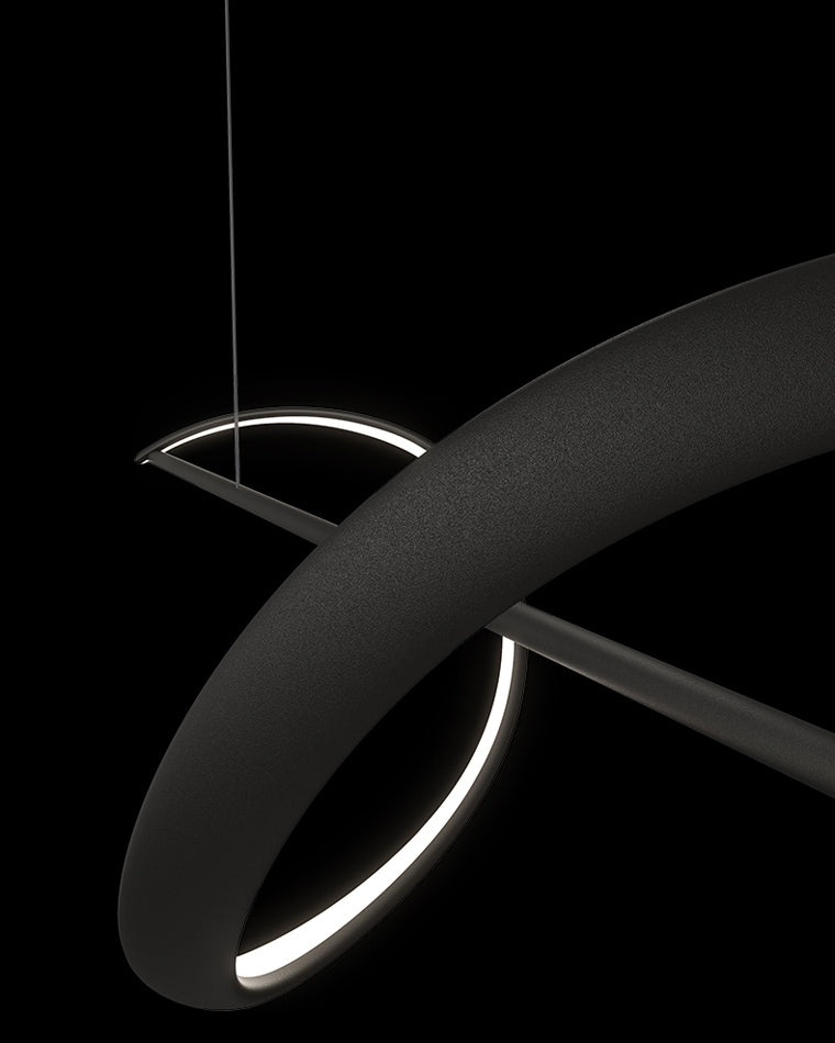 WOMO Suspension Lineaire Vague Led Minimaliste-WM2299