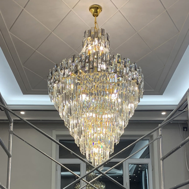 Lustre en cristal massif à plusieurs niveaux WOMO-WM2380