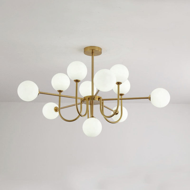 WOMO Lustre Branche Boule en Verre-WM2255