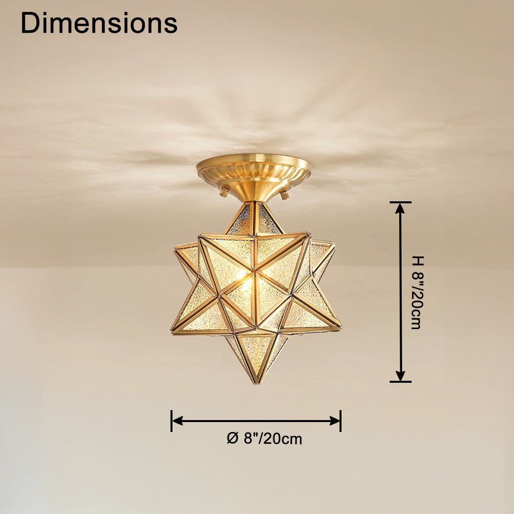 Plafonnier WOMO Moravian Star-WM1116