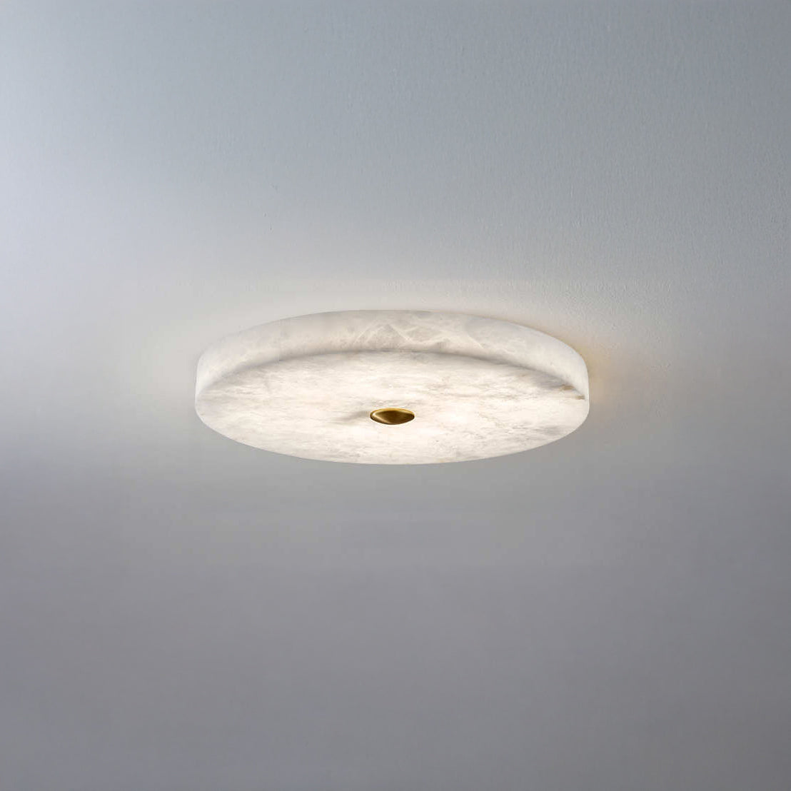 Plafonnier rond moderne en albâtre WOMO-WM1118