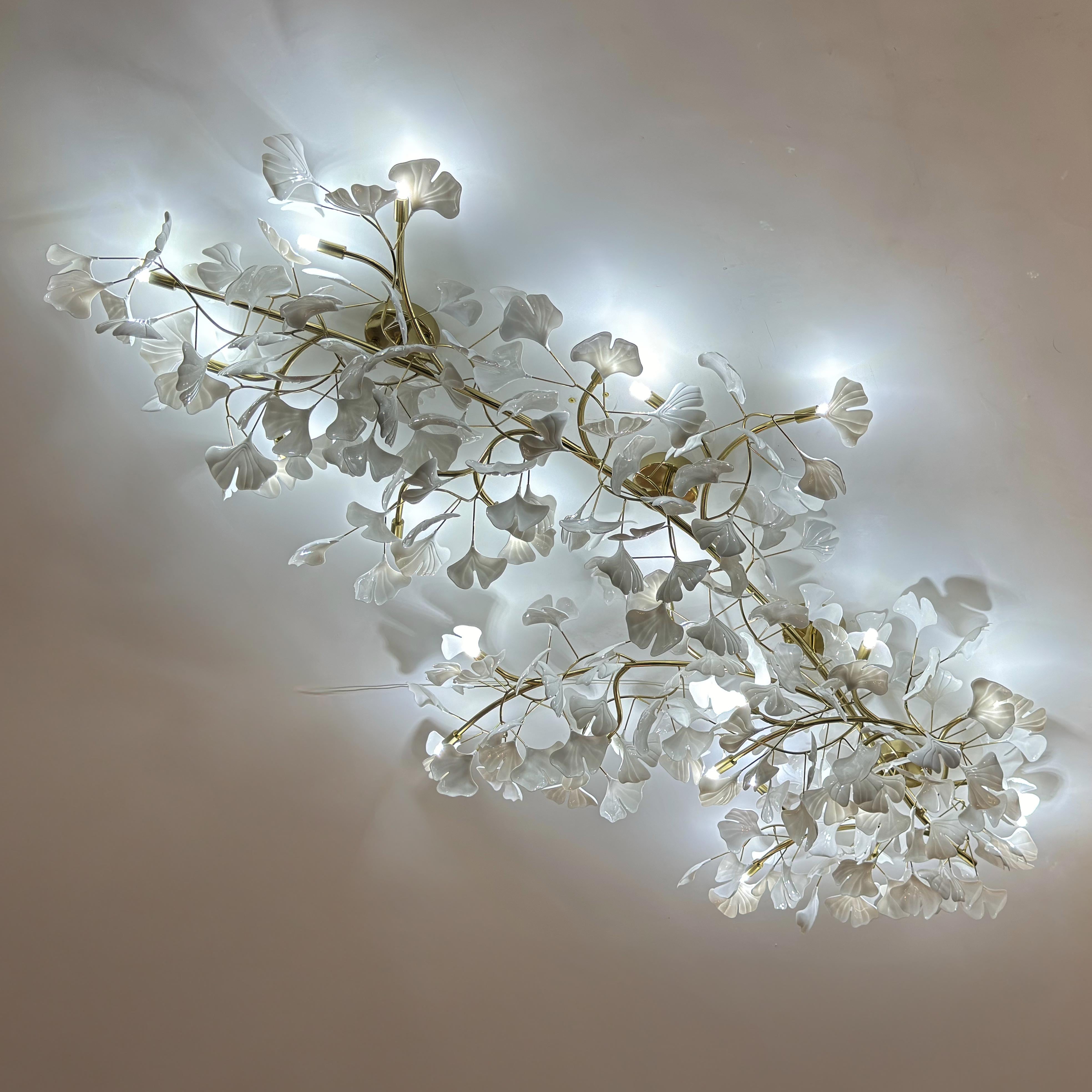 Plafonnier encastré en céramique WOMO Gingko-WM1119