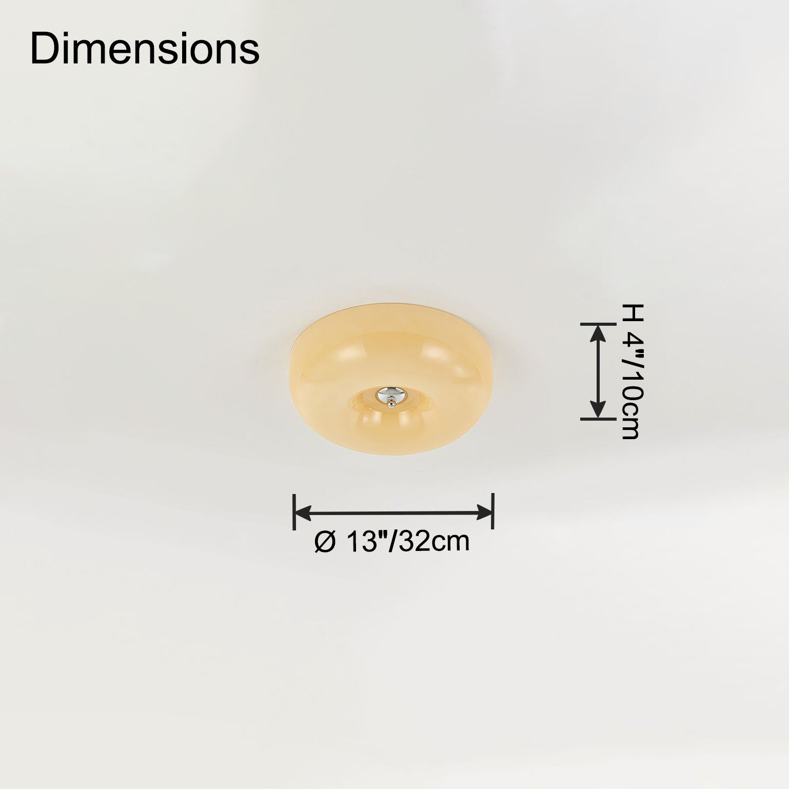 WOMO Plafonnier Rond en Verre-WM1134