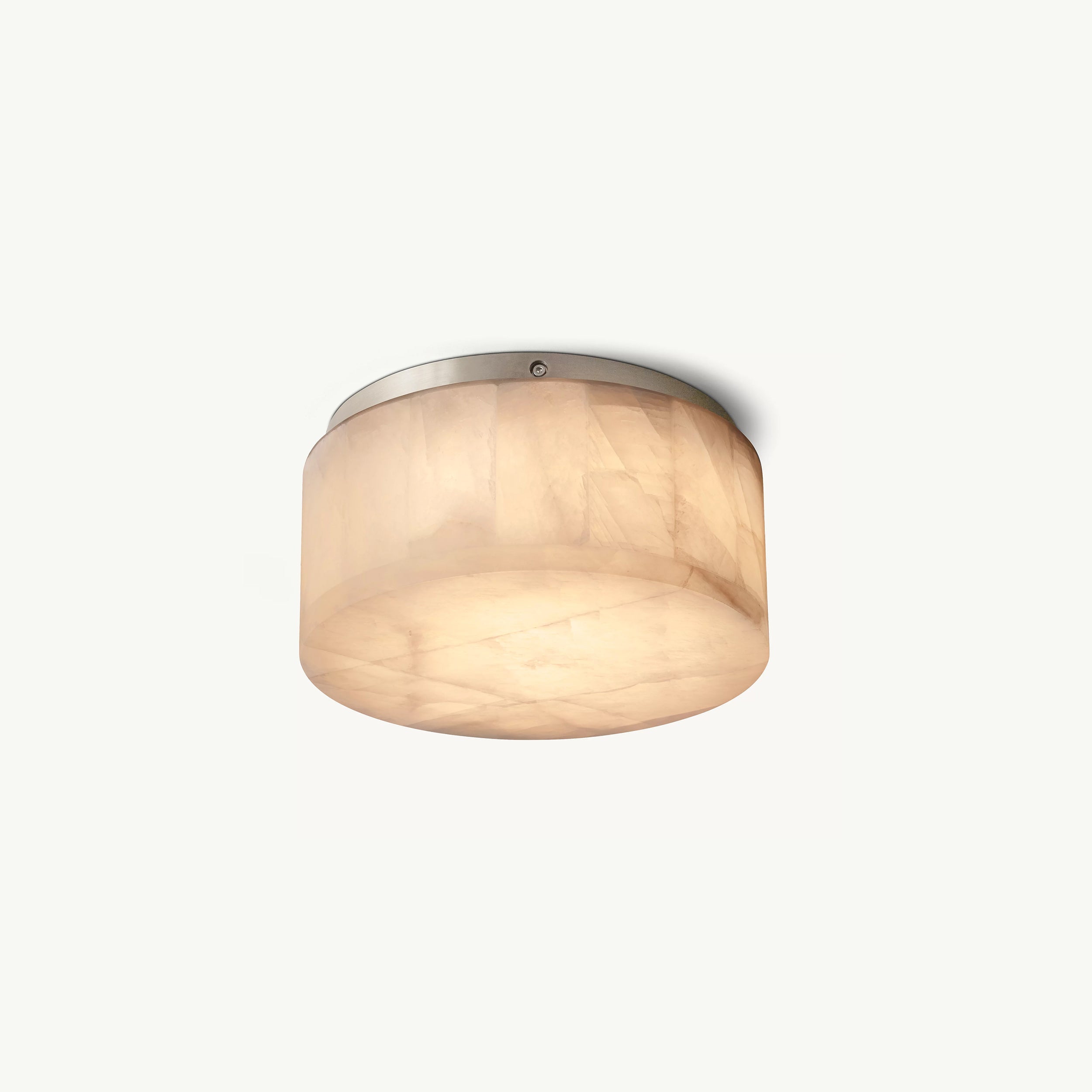 Plafonnier encastré en alabâtre WOMO Drum-WM1143