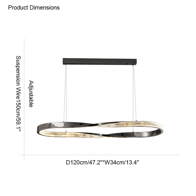 WOMO Lustre Cercle Led en Verre-WM2128