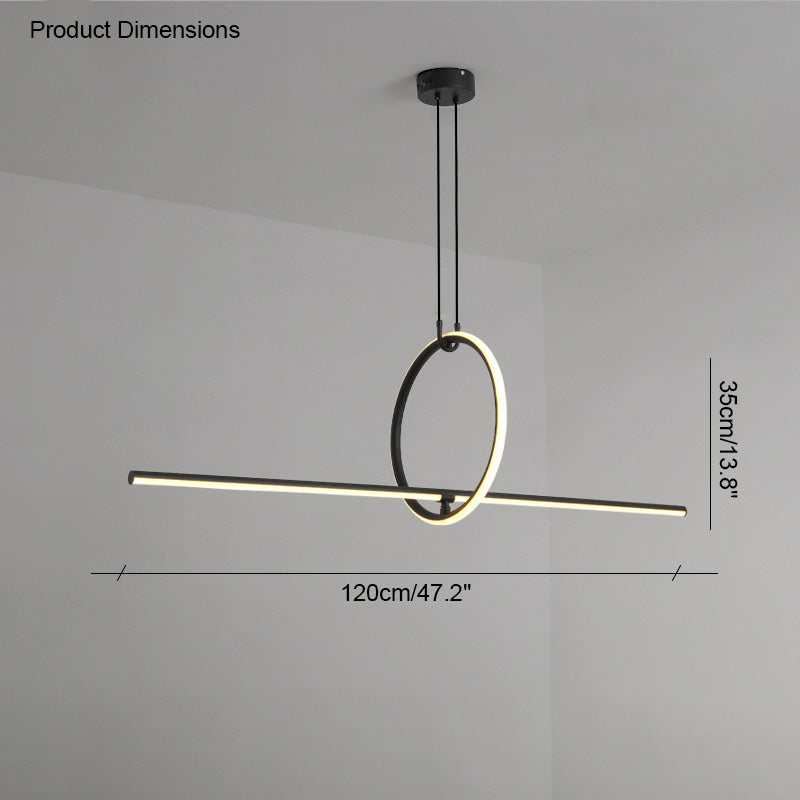 WOMO Suspension Lineaire Cercle Led-WM2122