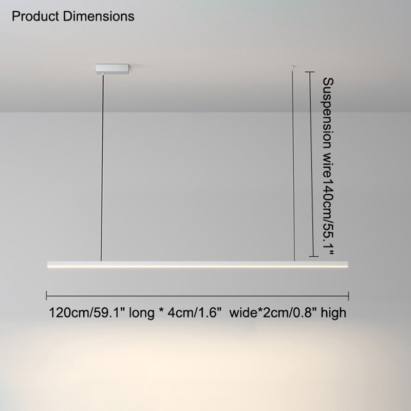WOMO Suspension Lineaire Led Minimaliste- WM2011