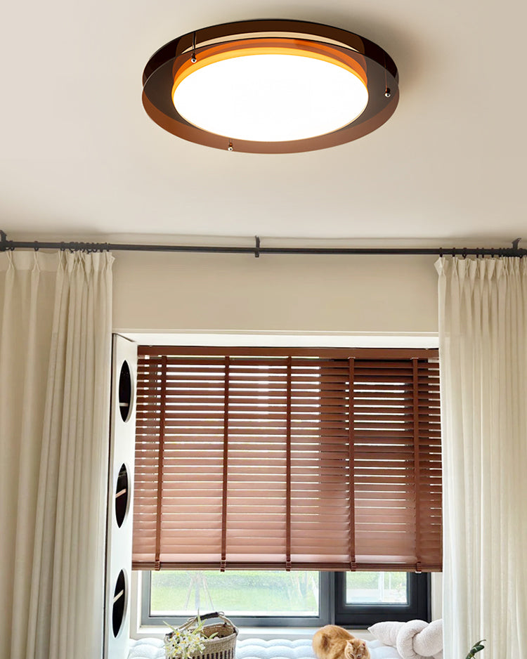 Plafonnier rond plat WOMO Bauhaus-WM1214