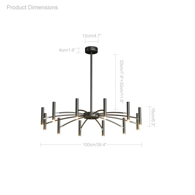 WOMO Lustre Branche Bougie Led-WM2038