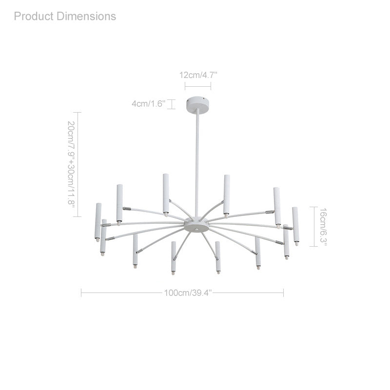WOMO Lustre Branche Bougie Led-WM2038