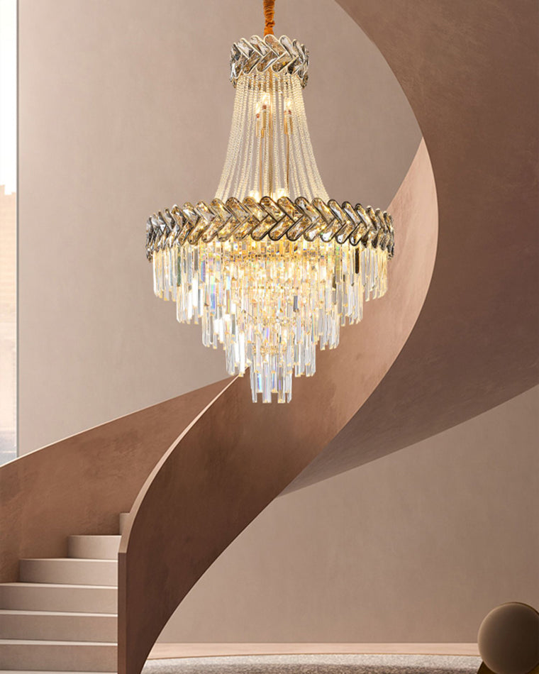 Lustre en cristal à plusieurs niveaux WOMO-WM2381