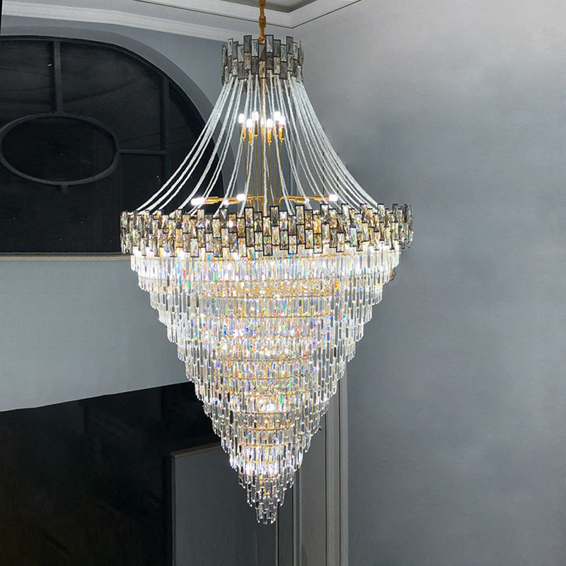 Lustre en cristal massif à plusieurs niveaux WOMO-WM2380