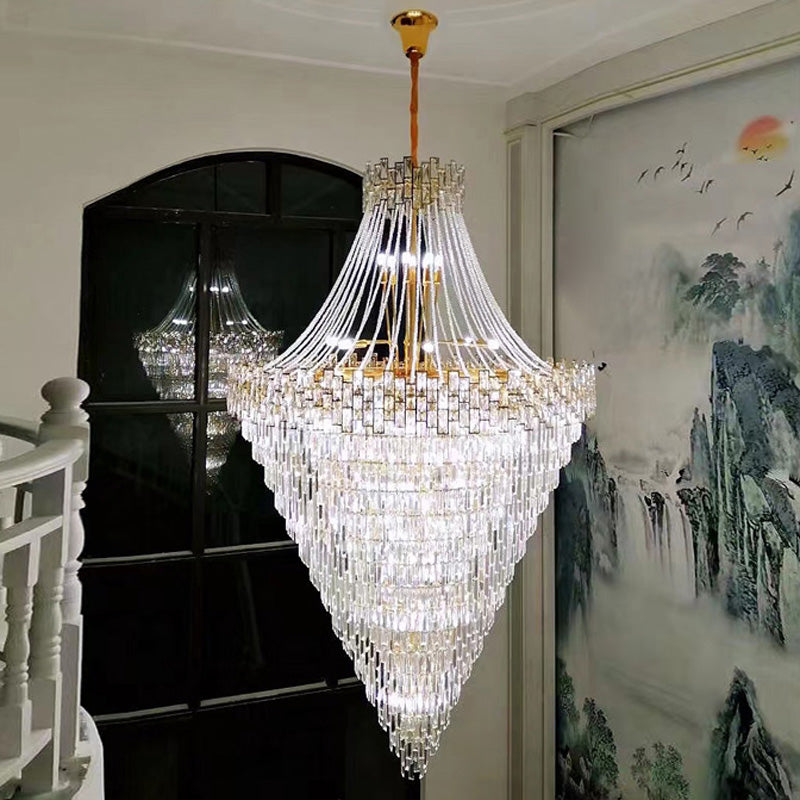 Lustre en cristal massif à plusieurs niveaux WOMO-WM2380