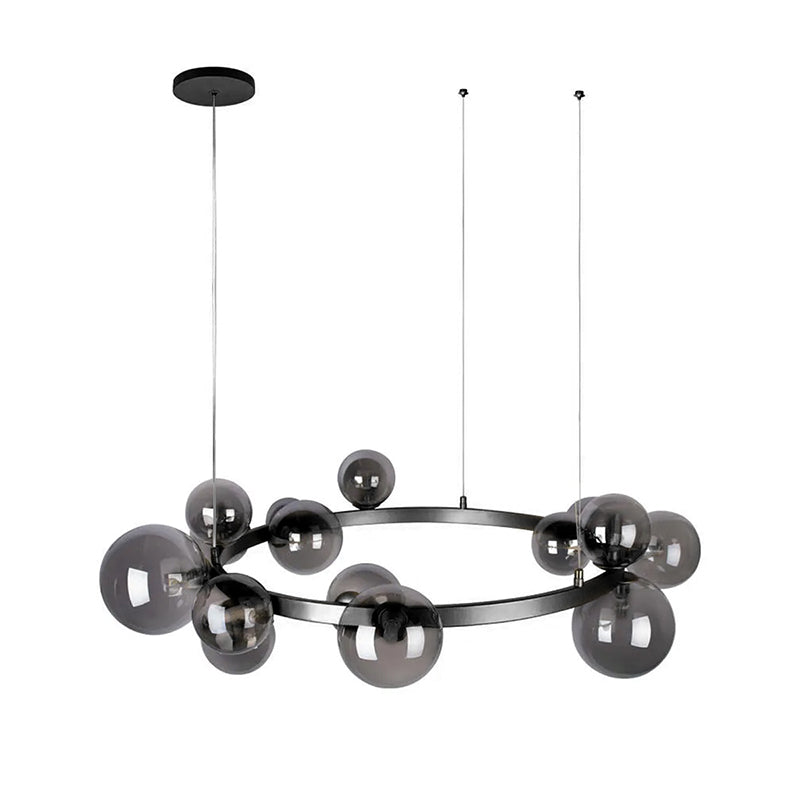 WOMO Lustre Cercle Bulles de Verre-WM2292