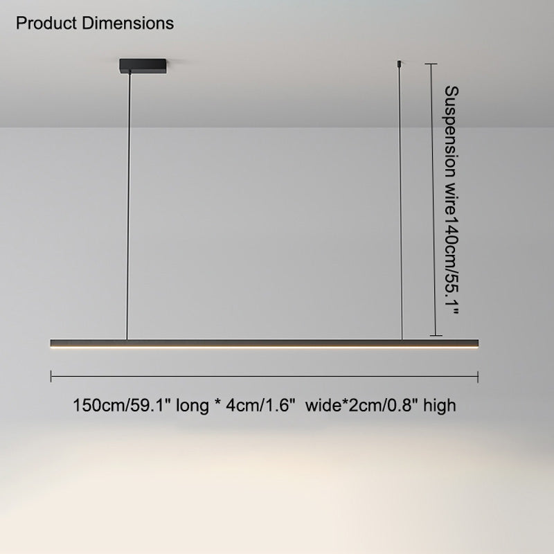 WOMO Suspension Lineaire Led Minimaliste- WM2011