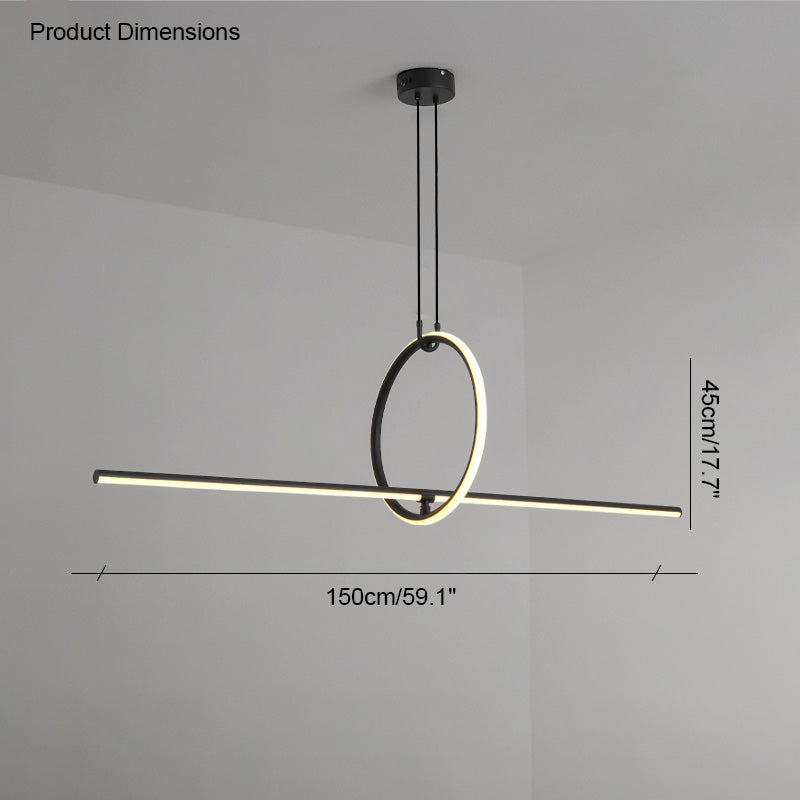 WOMO Suspension Lineaire Cercle Led-WM2122